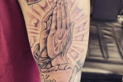 Praying Hand Tattoo