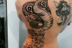 Cobra Back Tattoo