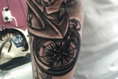 Compass Tattoo Design