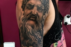 Poseidon Sleeve Tattoo