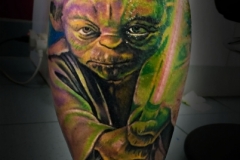 Start Wars Yoda Tattoo