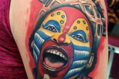 Indian American Colour Tattoo