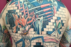 Full Back Colour Tattoo