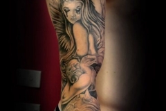 Holy Angel Tattoo Design
