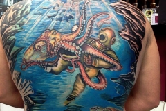 Full Back Ocean Tattoo