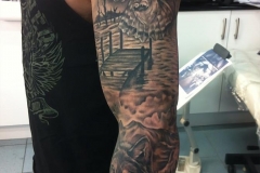 Owl Sleeve Tattoo