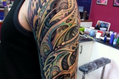 Mechanical Arm Tattoo