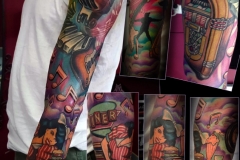 Music Sleeve Tattoos For Men
