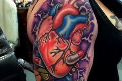 Anatomical Human Heart Tattoo