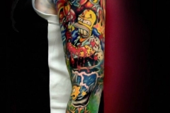 Simpson Sleeve Tattoo