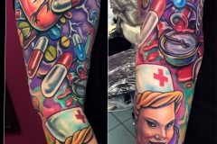 Nurse Sleeve Tattoo