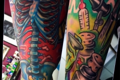Colour Sleeve Tattoo