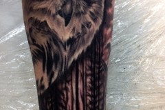 Owl Sleeve Tattoo