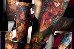 Anime Tattoo Sleeve