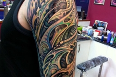 Mechanical Arm Tattoo
