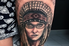 American Indian tattoo