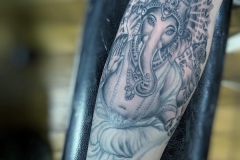 Budha Elephant Tattoo