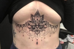 Geometric tattoo design