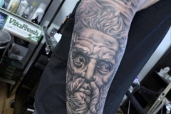 Greek God Tattoo Design