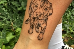 Puppy Tattoo Design