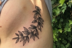 Side back tattoo