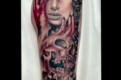 Skull Arm Tattoo