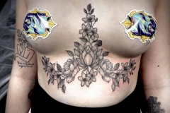 Floral-Chest-Tattoo