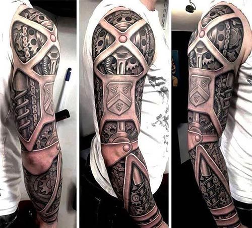 9 Amazing Biomechanical Tattoo Designs | Styles At Life