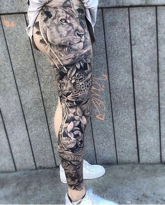 Forget About Arms With These 22 Inspiring Leg Sleeves! • Tattoodo