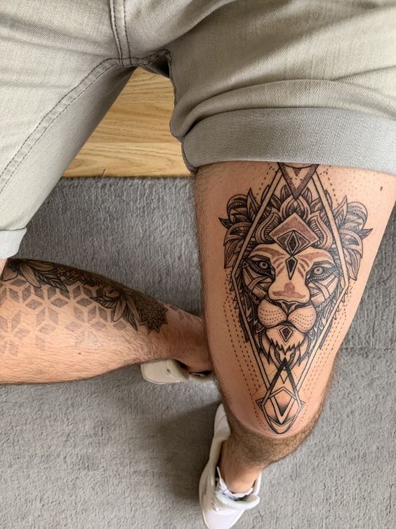 33 Coolest Leg Tattoos for Men