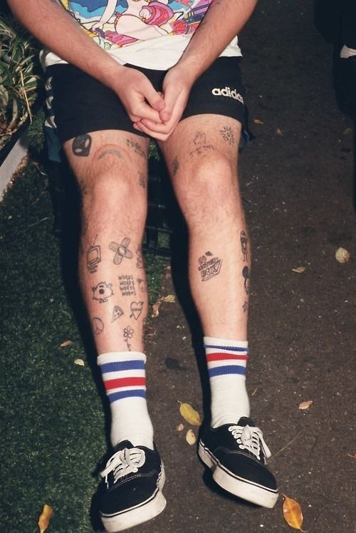 small leg tattoos