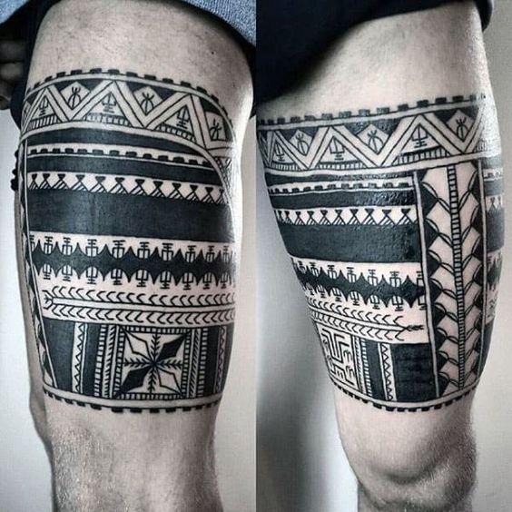 tribal tattoos for legs