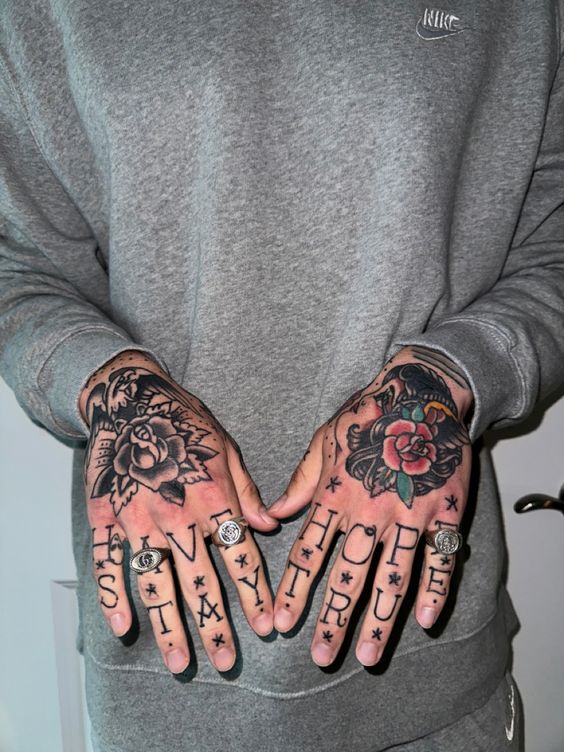 Milestones Hand Tattoo