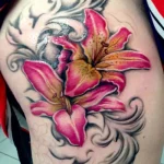 Legs Flower Tattoo