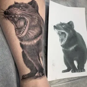 Pussom Animal Tattoo