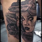 Titans leg tattoo