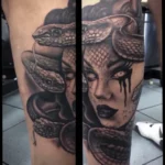 Titans leg tattoo