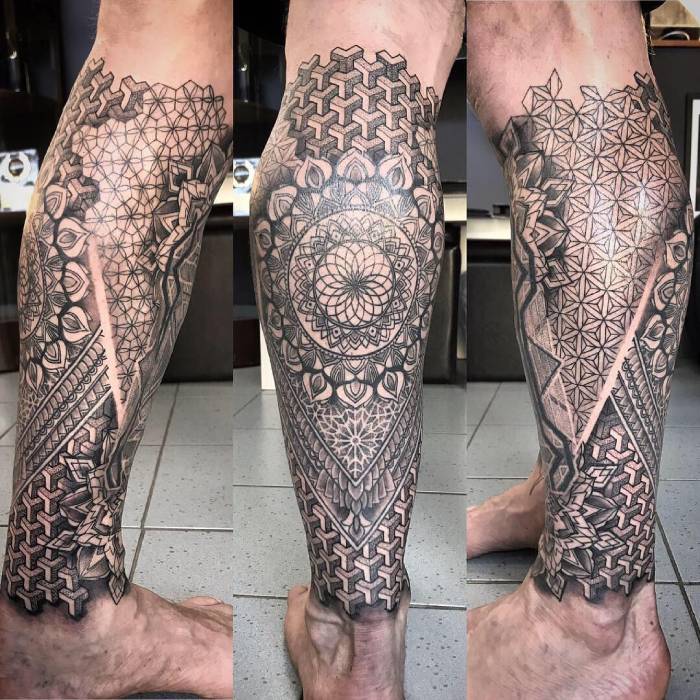 Unique Geometric tattoo designs
