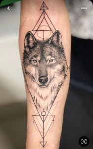 geometric wolf