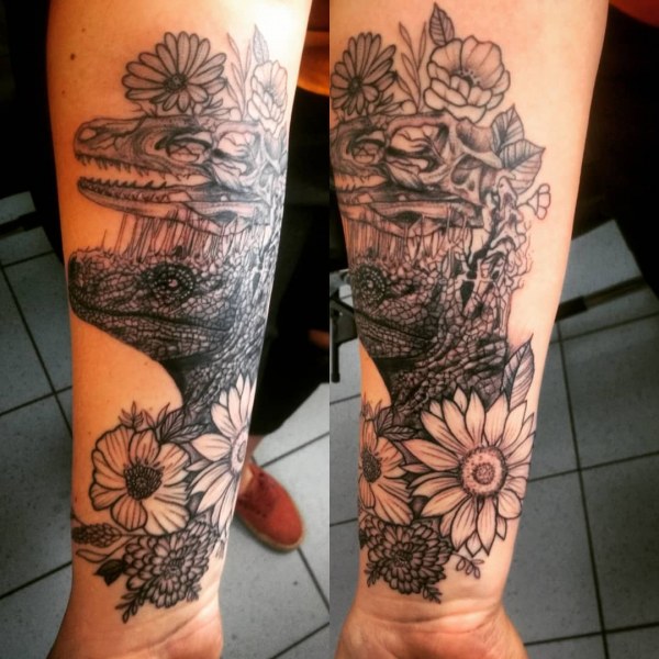 Flower Tattoo by Dale
